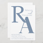 Minimale Moderne Calligrafie Weddenschap Kaart (Voorkant / Achterkant)