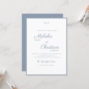 Minimale Moderne Calligrafie Weddenschap Kaart
