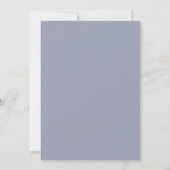 Minimale Moderne Calligrafie Weddenschap Kaart (Achterkant)