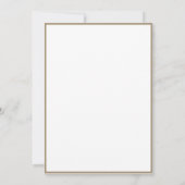 Minimale Moderne Calligrafie Weddenschap Kaart (Achterkant)