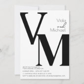 Minimale Moderne Calligrafie Weddenschap Kaart (Voorkant)
