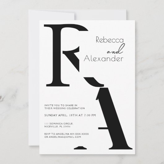 Minimale Moderne Calligrafie Weddenschap Kaart (Voorkant)