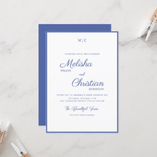 Minimale Moderne Calligrafie Weddenschap Kaart