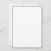 Minimale Moderne Calligrafie Weddenschap Kaart (Achterkant)
