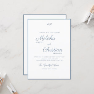 Minimale Moderne Calligrafie Weddenschap Kaart