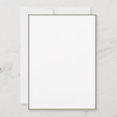 Minimale Moderne Calligrafie Weddenschap Kaart (Achterkant)