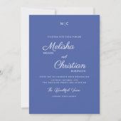 Minimale Moderne Calligrafie Weddenschap Kaart (Voorkant)