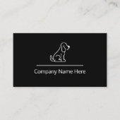 Minimale moderne computerservices visitekaartje (Voorkant)