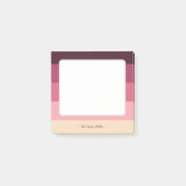 Minimale moderne cute trendy kleurblok-roze post-it® notes (Voorkant)