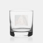 Minimale moderne datum van de Aangepaste bruiloft Whisky Glas (Achterkant)