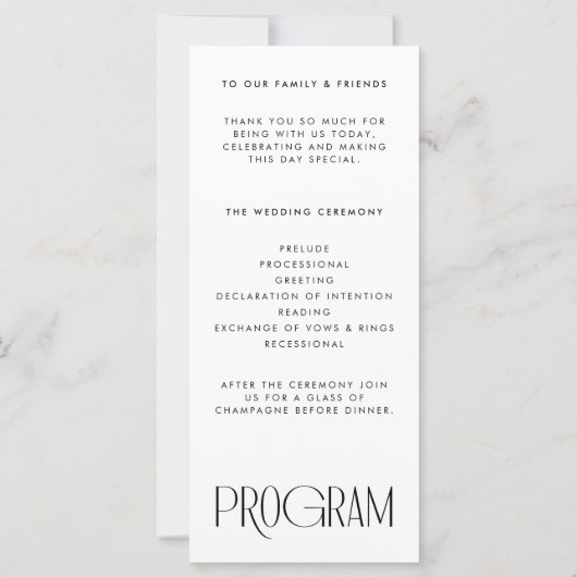 Minimale moderne deco-typografie (Achterkant)