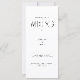 Minimale moderne deco-typografie