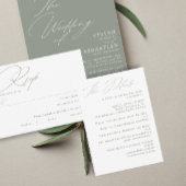 Minimale moderne details over groene bagage informatiekaartje