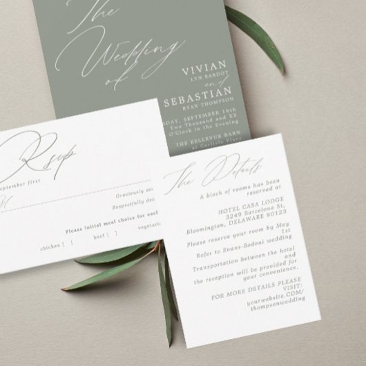 Minimale moderne details over groene bagage informatiekaartje