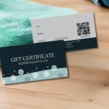 Minimale moderne donkerblauwe reinigingsdiensten