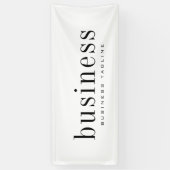 Minimale moderne, eenvoudige bedrijfsnaam spandoek