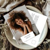 Minimale moderne eenvoudige foto-Afstuderen Aankondigingskaart