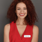 Minimale moderne, eenvoudige, schone, professionel naamplaatje