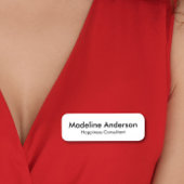 Minimale moderne, eenvoudige, schone, professionel naamplaatje