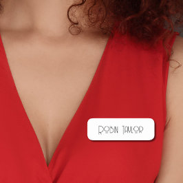 Minimale moderne, eenvoudige, schone, professionel naamplaatje