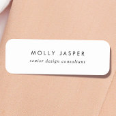 Minimale moderne, eenvoudige, schone, professionel naamplaatje