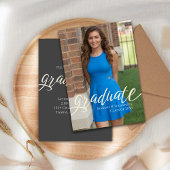 Minimale moderne, eenvoudige Trendy Script-foto Kaart