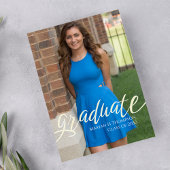 Minimale moderne, eenvoudige Trendy Script-foto Kaart