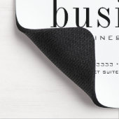 Minimale moderne, elegante bedrijfsnaam Logo Muismat (Hoek)