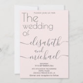 Minimale moderne elegante kalligrafie kaart (Voorkant)