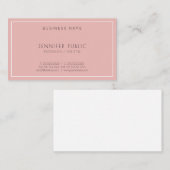 Minimale moderne elegante slaperigheid visitekaartje (Voorkant / Achterkant)