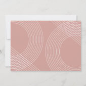 Minimale moderne foto afstudeeraankondiging archit kaart (Achterkant)