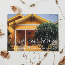 Minimale moderne foto bewegende aankondiging