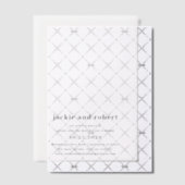 Minimale Moderne Foto Bruiloft Save the Date Vellum Uitnodigingen (Offset (Uitnodiging))