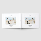 Minimale moderne foto Elegant Custom Gastenboek (Volledig)