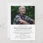 Minimale moderne foto in liefhebbend geheugen kaart (Voorkant)