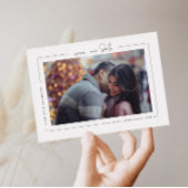 Minimale moderne foto Opslaan Datum uitnodiging