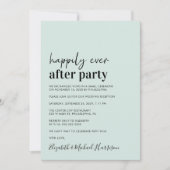 Minimale moderne foto-uitwisseling met bruiloft kaart (Voorkant)