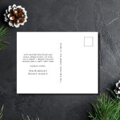 Minimale Moderne Foto Zakelijke Kerstdagen Feestdagenkaart