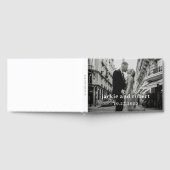 Minimale moderne fotobruiloft gastenboek (Volledig)