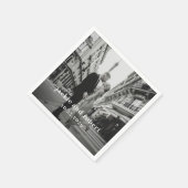 Minimale moderne fotobruiloft servet (Hoek)