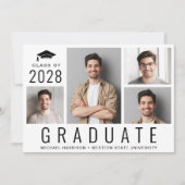 Minimale moderne fotograafpartij 4 kaart (Voorkant)