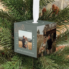 Minimale moderne foto's met gehuwd en vermakelijk  decoratie