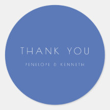 Minimale moderne Franse blauwe bruiloft Hartelijk 