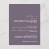 Minimale moderne geheugenkaart informatiekaartje (Voorkant)