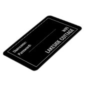 Minimale moderne gevaccineerde wifi magneet (Linkerzijde)