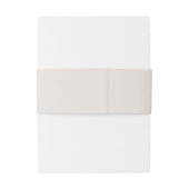 Minimale Moderne Grijze & Olijfgroene Bruiloft Uitnodigingen Wikkel (Achterkant Voorbeeld)