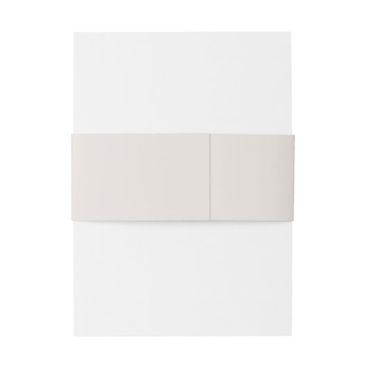 Minimale Moderne Grijze & Olijfgroene Bruiloft Uitnodigingen Wikkel (Achterkant Voorbeeld)