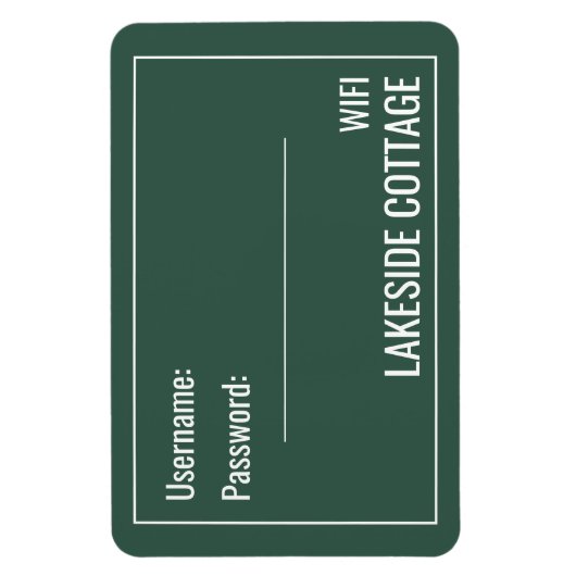 Minimale moderne groene ventilatiehal Wifi Magneet (Verticaal)