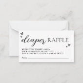 Minimale moderne Hallo Baby shower Notitiekaartje (Voorkant)