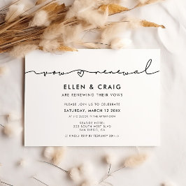 Minimale moderne handgeschreven hernieuwing van de kaart